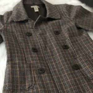 FOREVER 21 Vintage Plaid Trench